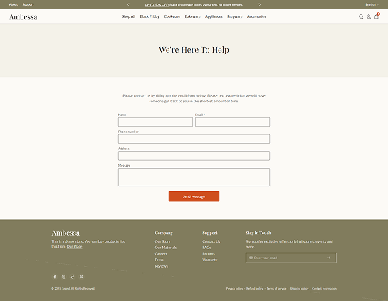 Contact Page