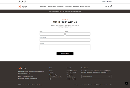 Contact Page