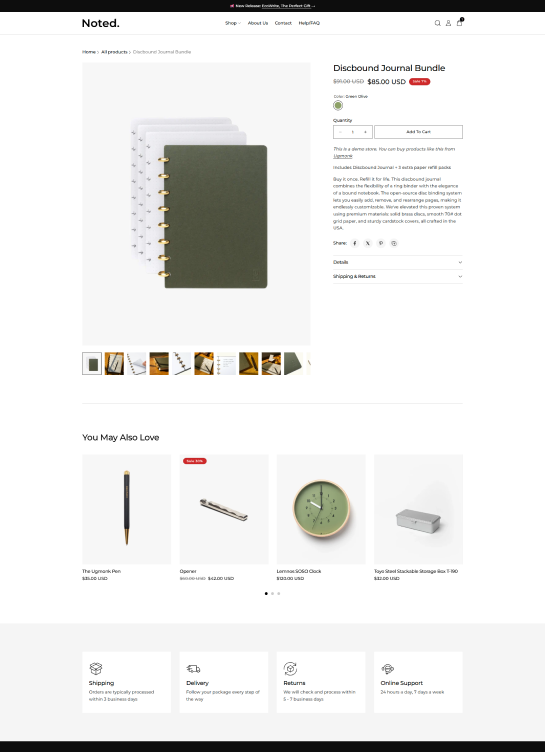 Product Page