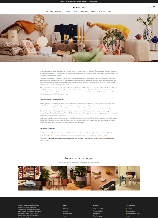 About Us Page