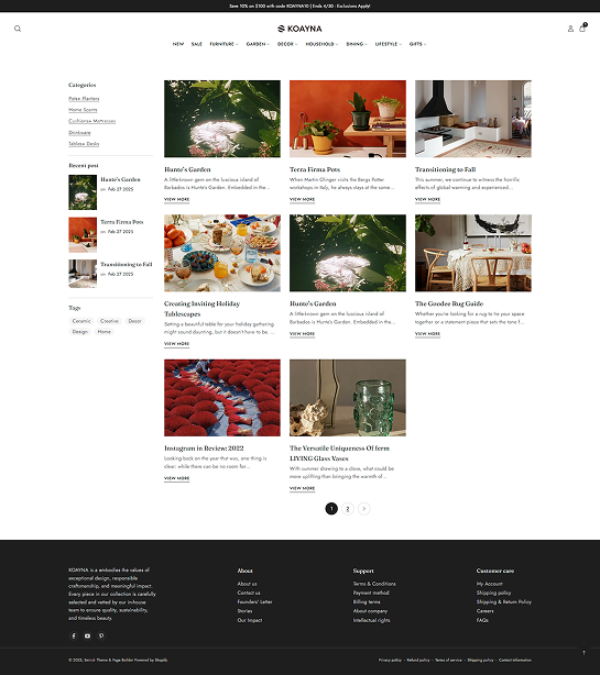 Blog Page