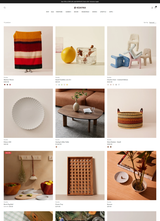 Collection Page