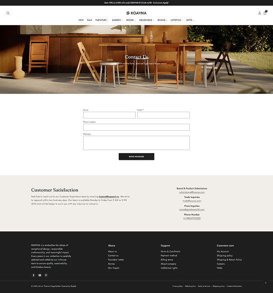 Contact Page