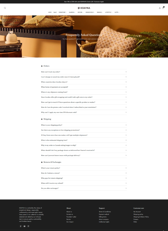 FAQ Page