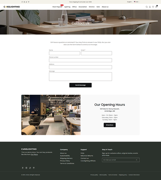 Contact Page