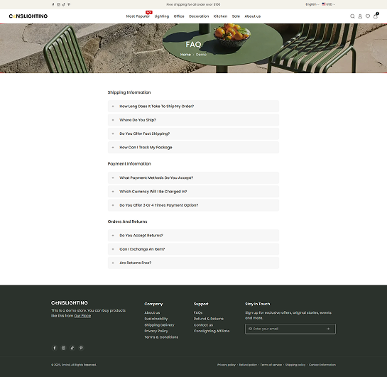 FAQ Page