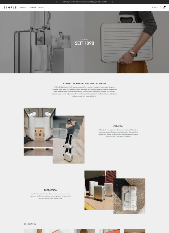 About Us Page