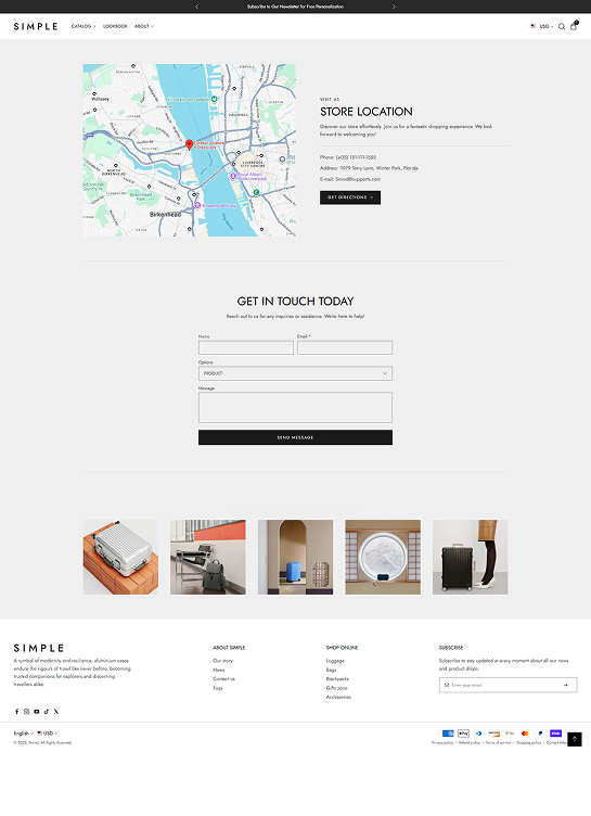 Contact Page