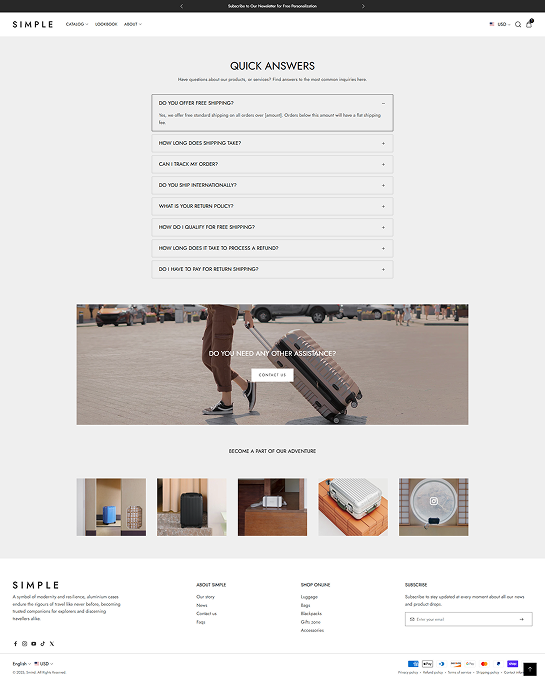 FAQ Page