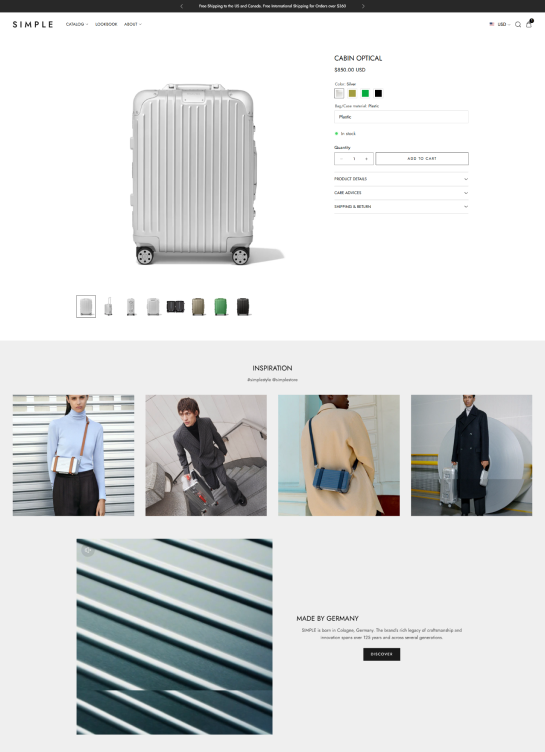 Product Page