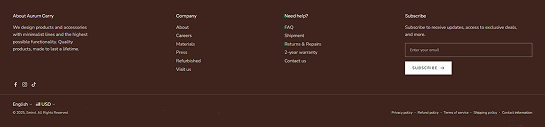 Footer