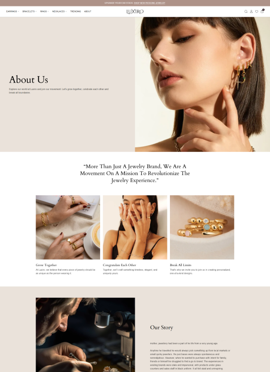 About Us Page