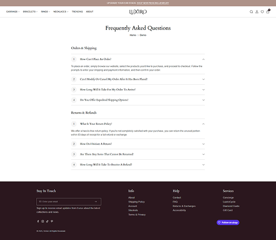 FAQ Page