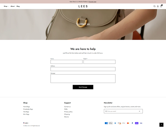 Contact Page