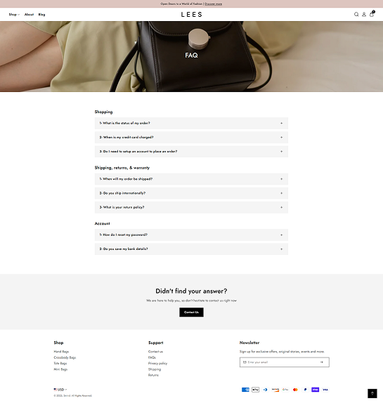 FAQ Page