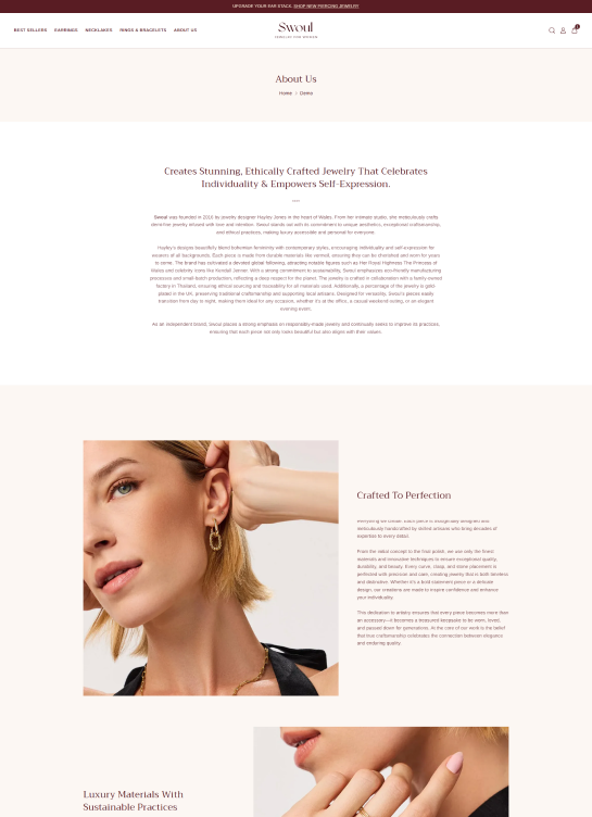 About Us Page