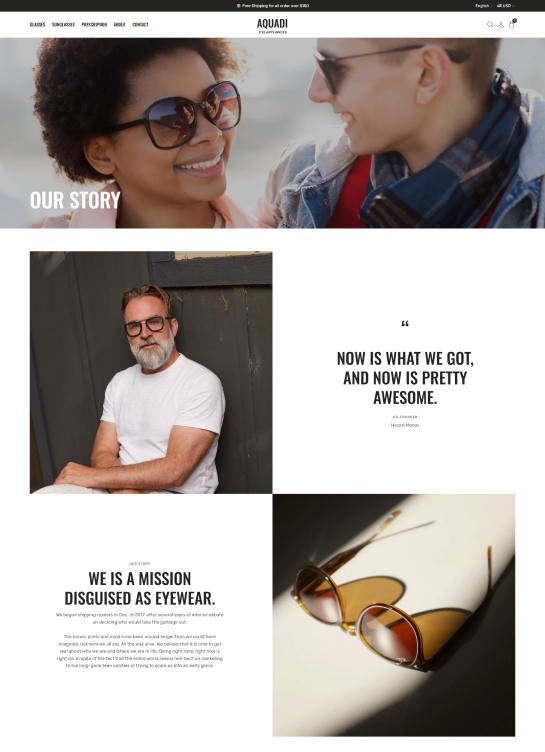 About Us Page