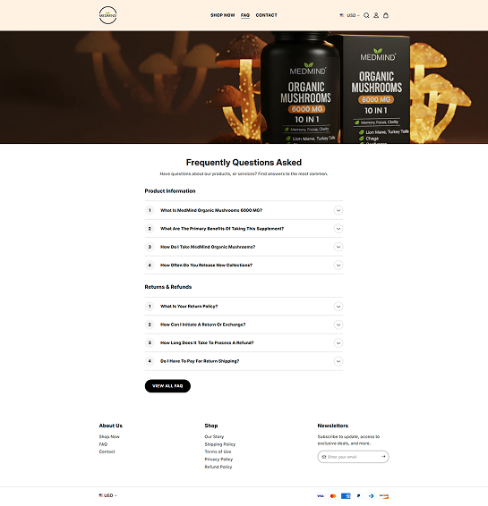FAQ Page