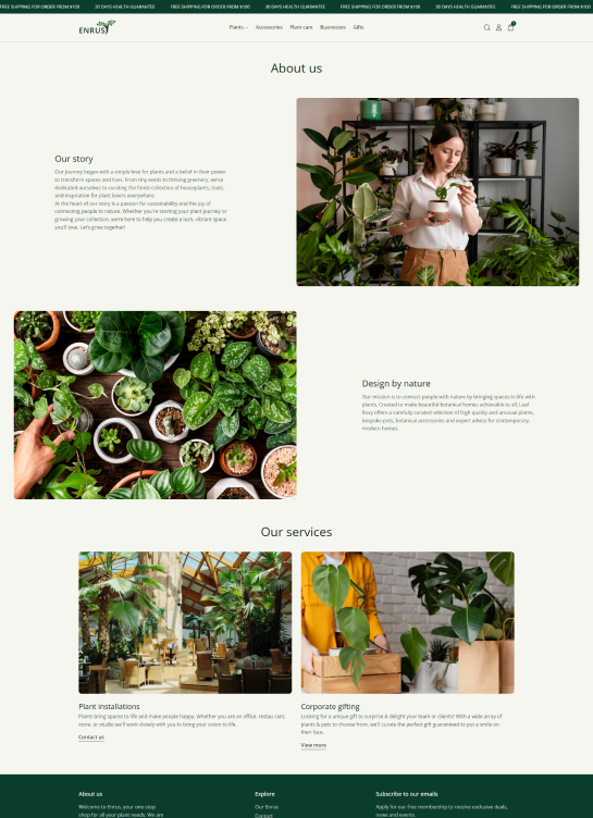 About Us Page