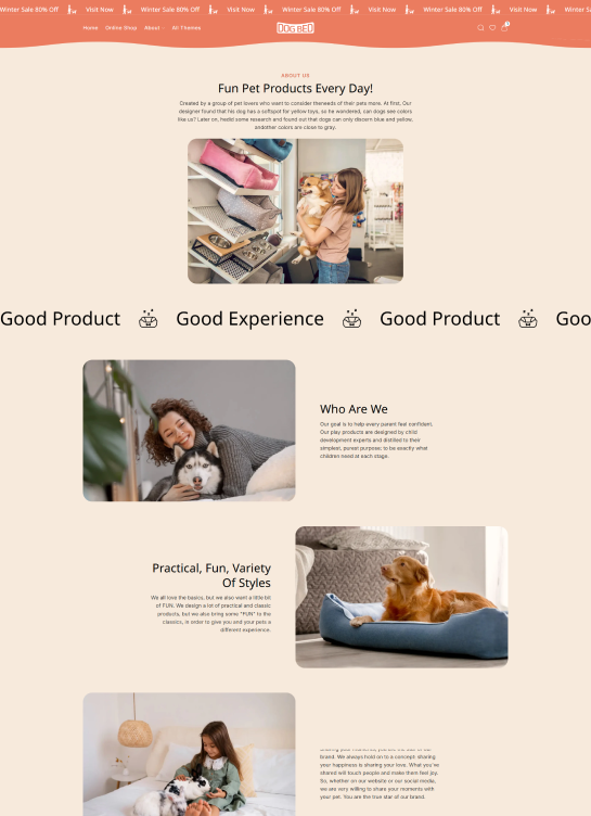 About Us Page