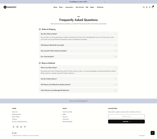 FAQ Page
