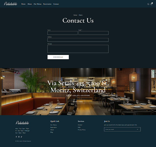 Contact Page