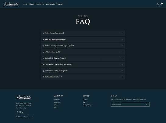 FAQ Page