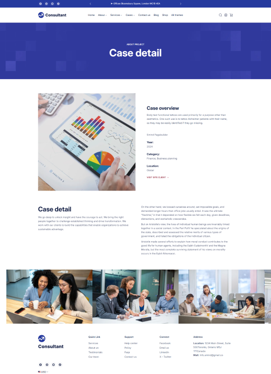 Case Detail Page