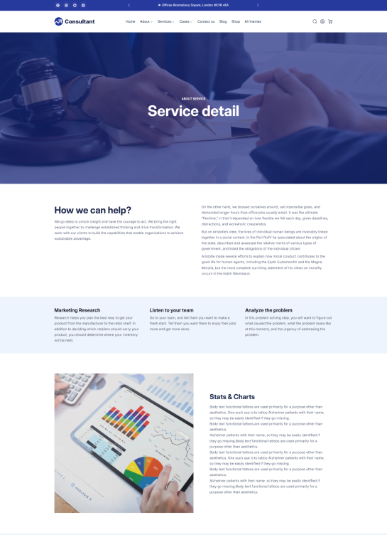 Service Detail Page