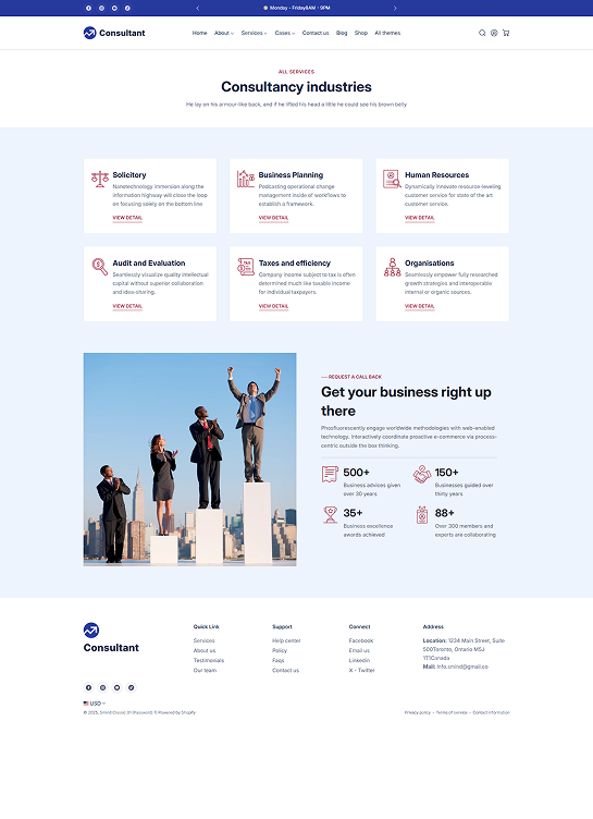 Service Page