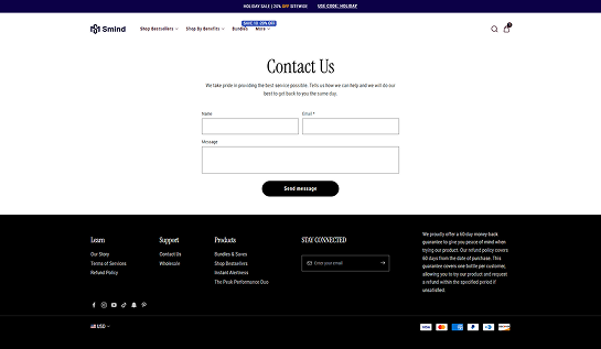 Contact Page