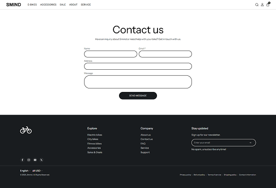 Contact Page