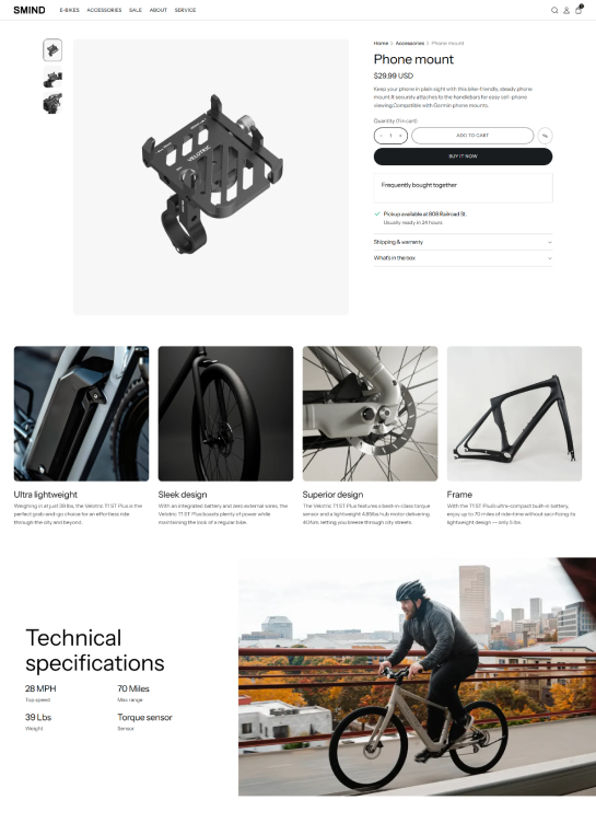 Product Page