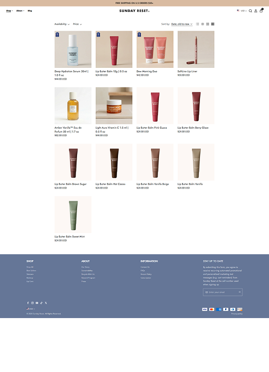 Collection Page