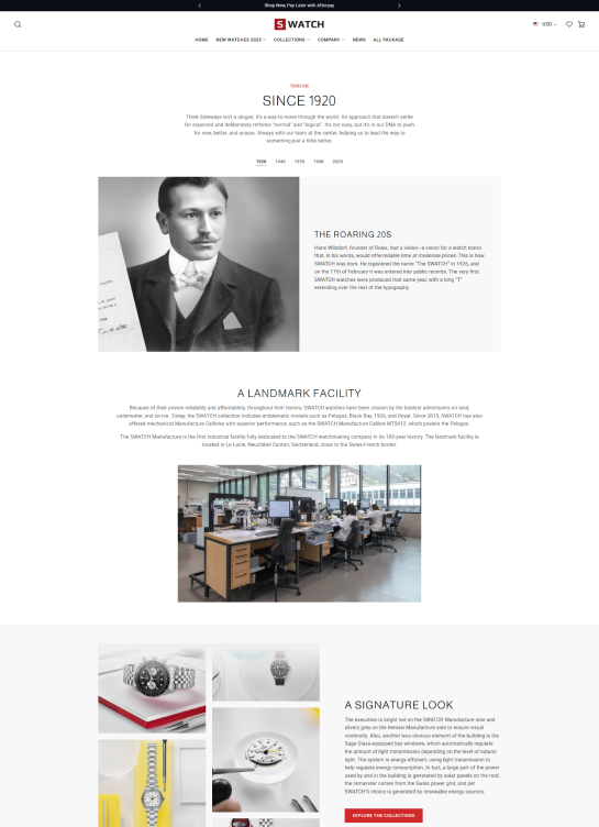 About Us Page