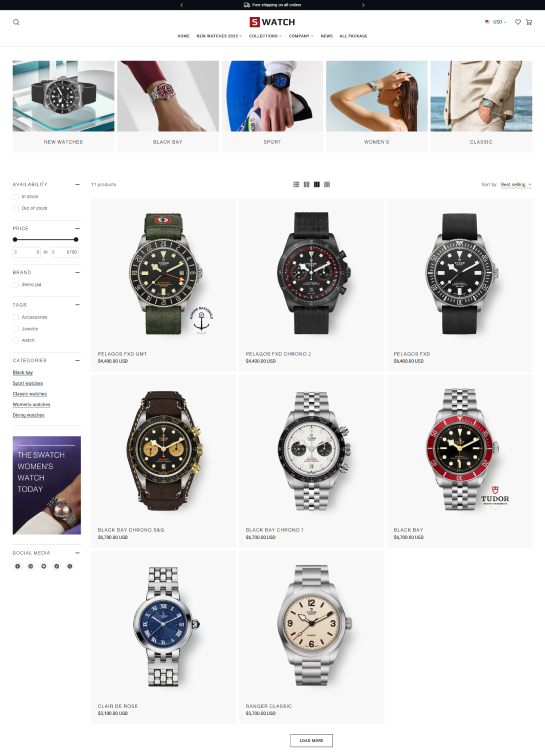 Collection Page