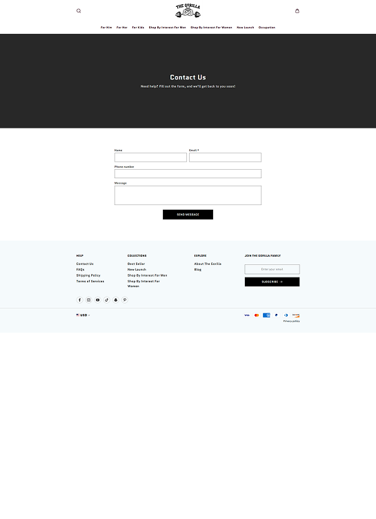 Contact Page
