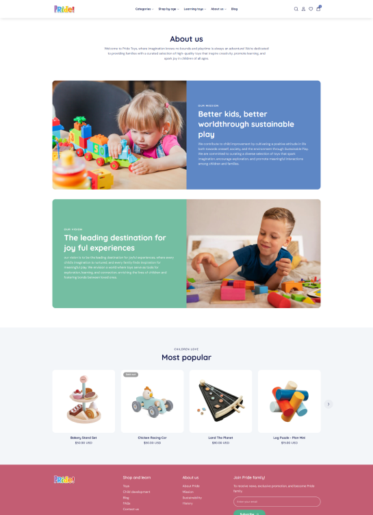 About Us Page