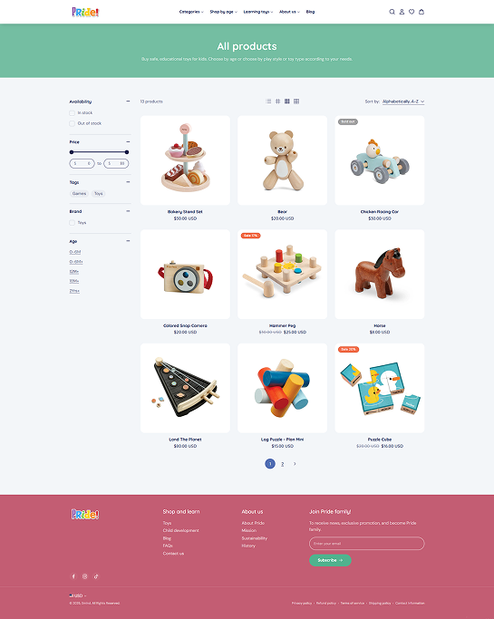 Collection Page
