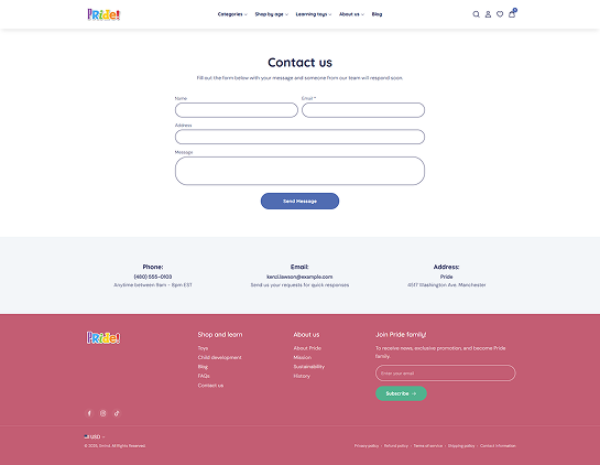 Contact Page